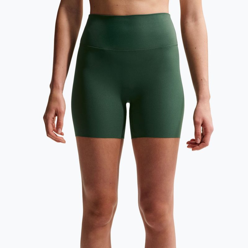 Pantaloncini da donna Nike Zenvy High Waisted Biker 5" fir/white 5