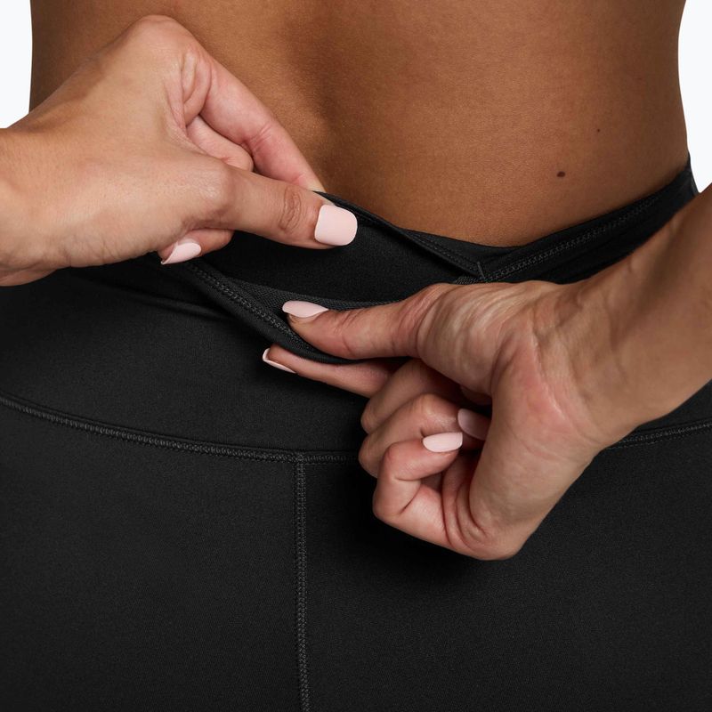 Pantaloncini donna Nike One High-Waisted Biker 8" black/white 4