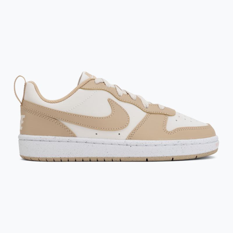 Scarpe per bambini Nike Court Borough Low Next Bloom phantom/white/linen 2