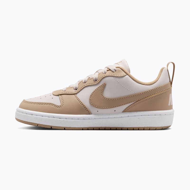 Scarpe per bambini Nike Court Borough Low Next Bloom phantom/white/linen 9