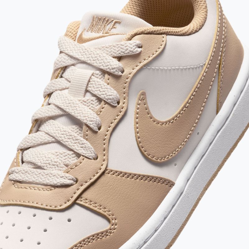 Scarpe per bambini Nike Court Borough Low Next Bloom phantom/white/linen 15