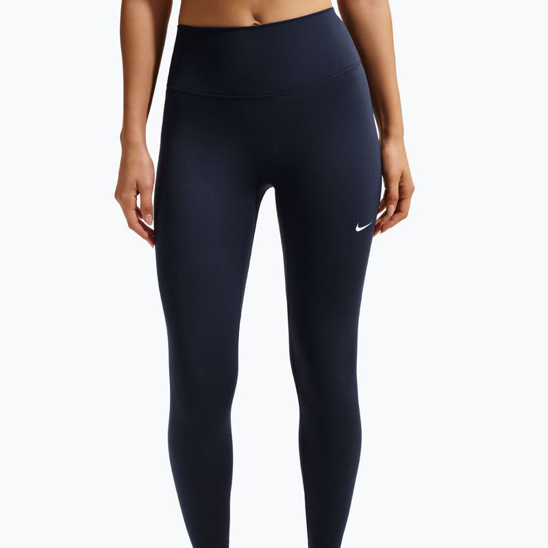 Leggings da donna Nike One midnight navy/white 4