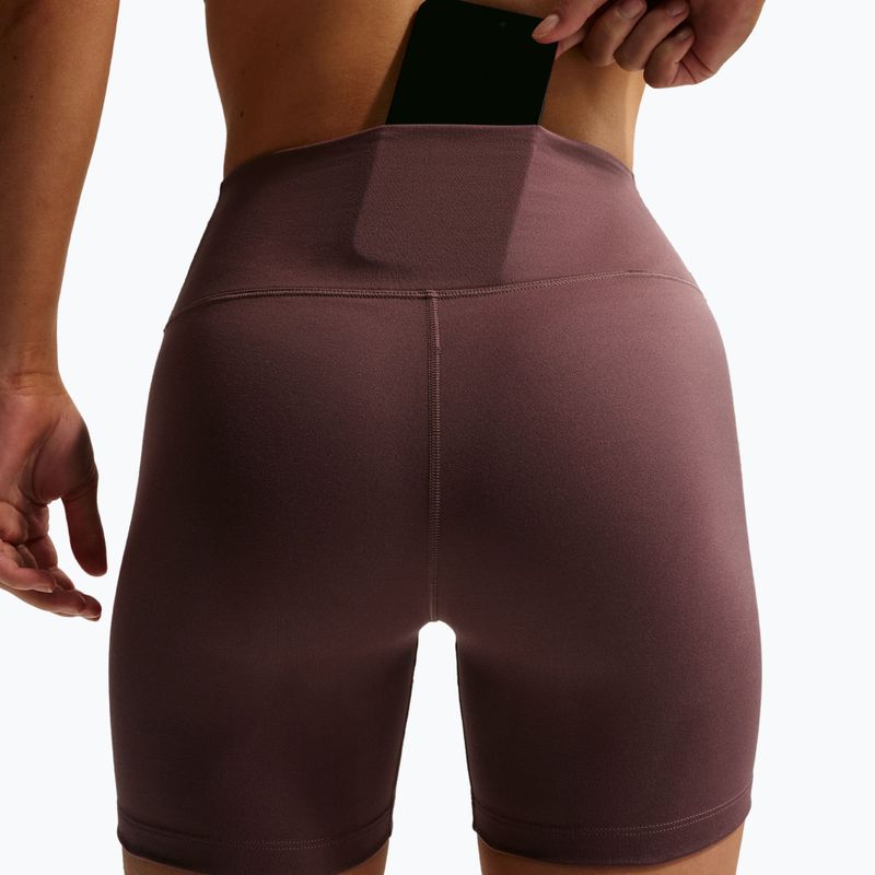 Pantaloncini da donna Nike One High-Waisted Biker 5" tattoo/white 6