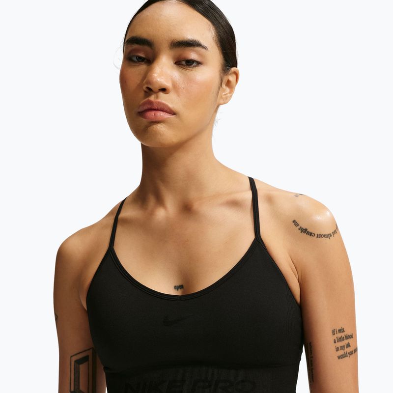 Reggiseno sportivo Nike Pro Seamless Light Support black 4