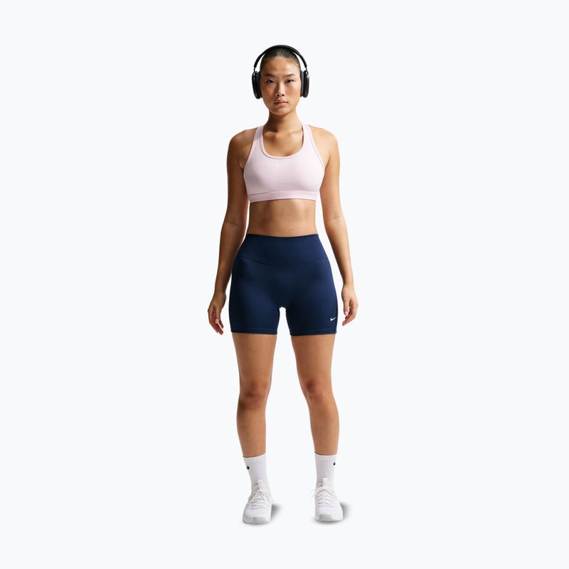 Pantaloncini da allenamento da donna Nike One midnight navy/white 8