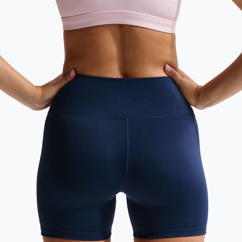 Pantaloncini da allenamento da donna Nike One midnight navy/white 4