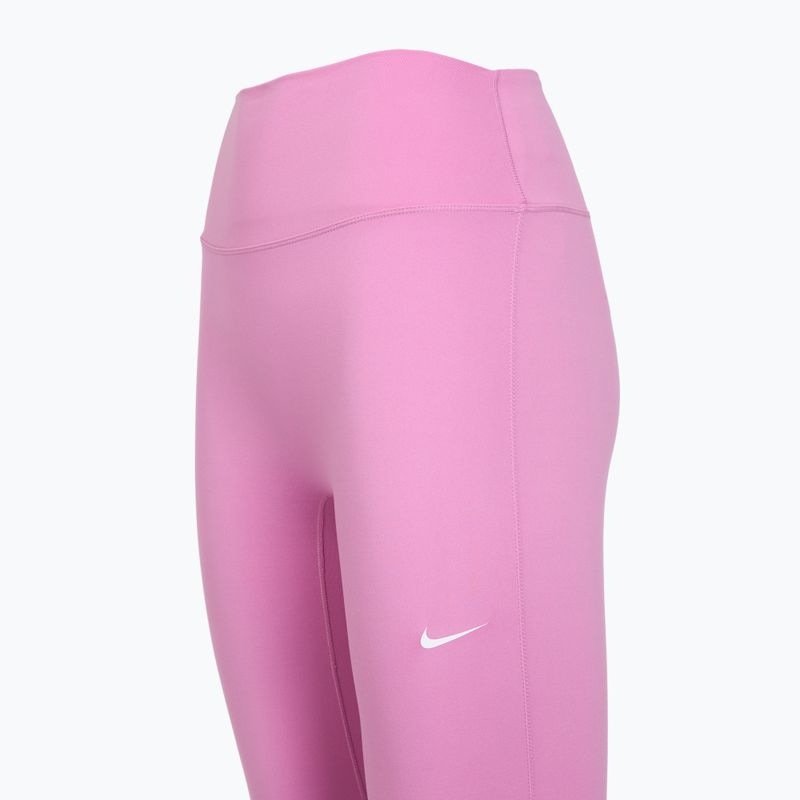 Leggings da allenamento da donna Nike One High-Waisted 7/8 light magenta/white 3