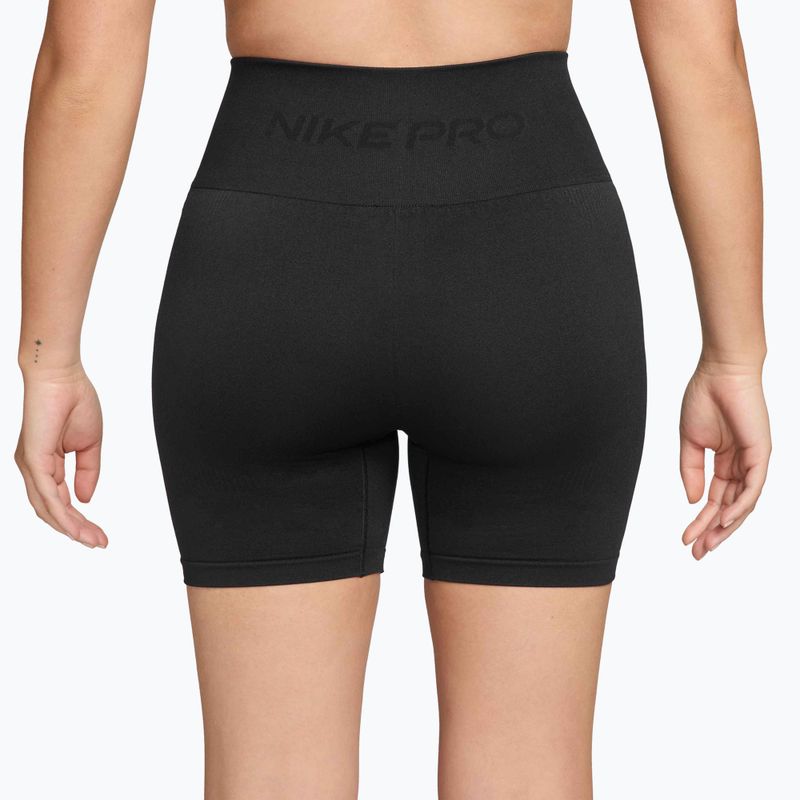 Spodenki damskie Nike Pro Seamless High-Waisted Biker 5" black 2