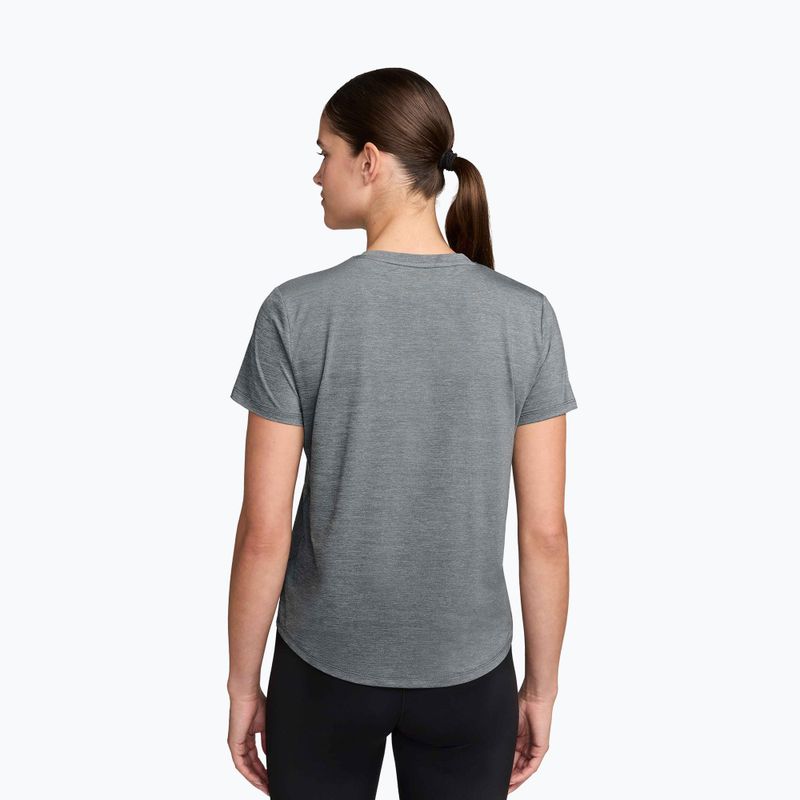 T-shirt donna Nike One Classic Dri-Fit smoke grey/heather/white 2