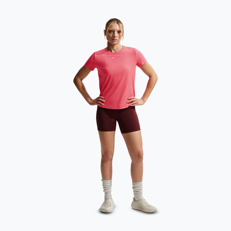 T-shirt donna Nike One Classic Dri-Fit sea coral/white 2