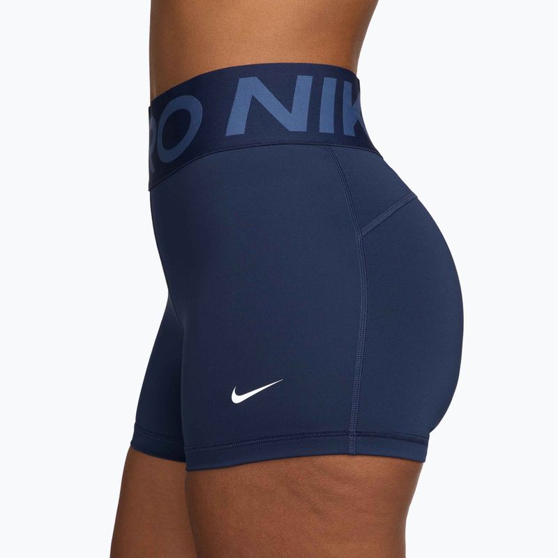 Shorts da donna Nike Pro Sculpt High Waisted 3" Biker midnight navy/white 3