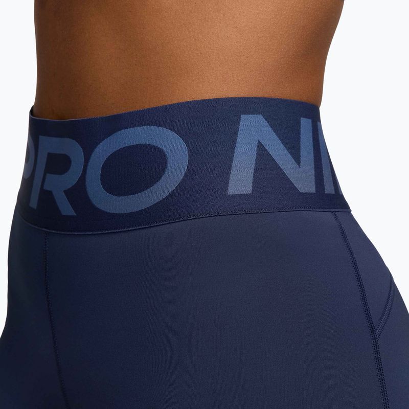 Shorts da donna Nike Pro Sculpt High Waisted 3" Biker midnight navy/white 4
