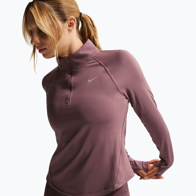 Felpa da running donna Nike Tempo Swoosh Run Dri-Fit 1/4-Zip tattoo/white 4