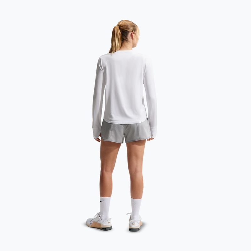 Maglia a maniche lunghe da allenamento Nike One Classic Dri-Fit white/black 3