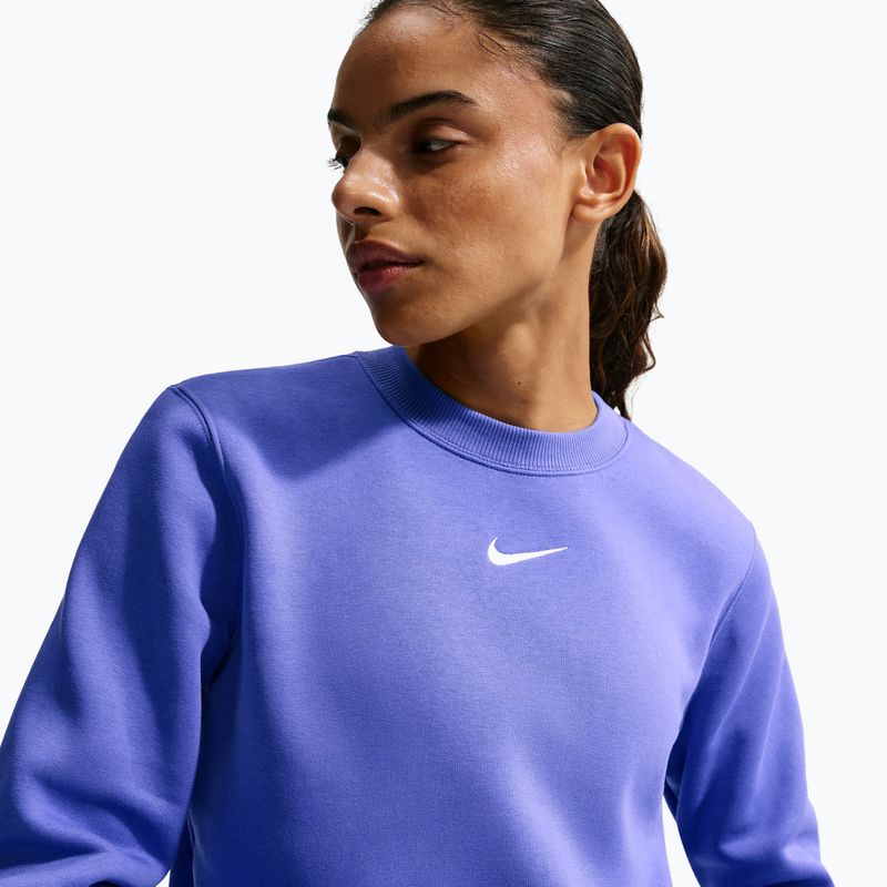 Felpa da donna Nike Sportswear Phoenix Fleece Crewneck light medium blue/sail 5