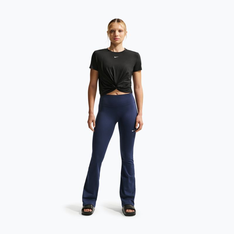 Maglietta da donna Nike One Classic Twist Dri-Fit black/white 2