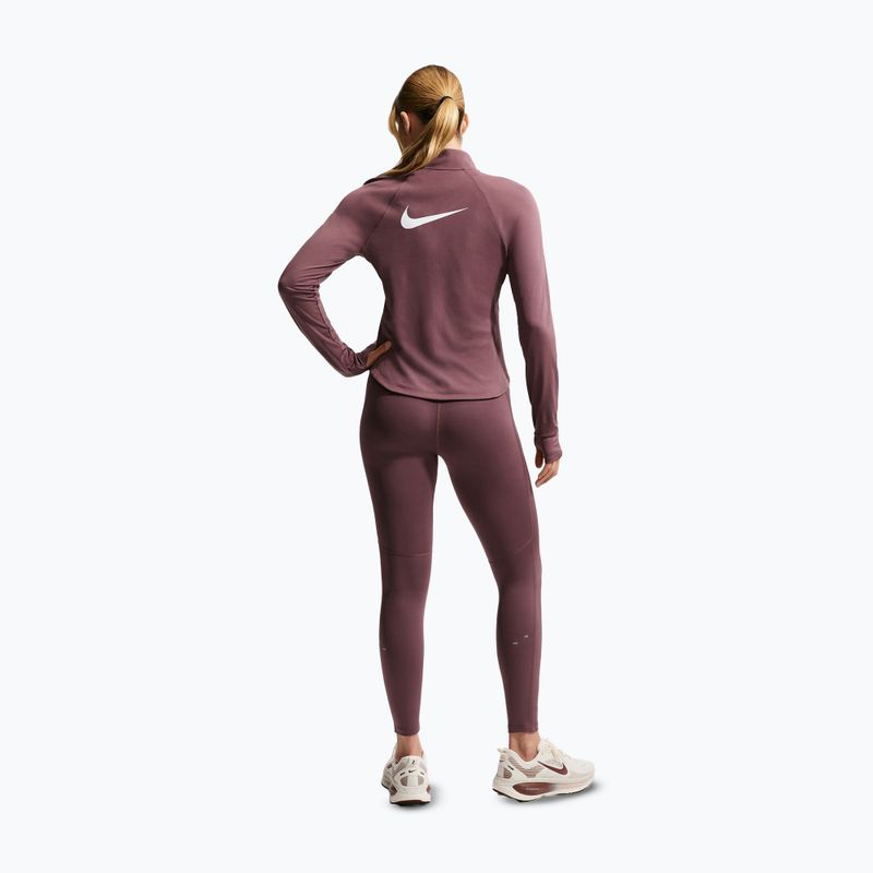 Leggings da corsa donna Nike Tempo Swoosh Run High-Waisted 7/8 tattoo/white 3