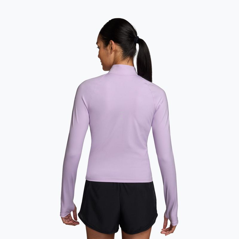 Felpa da running donna Nike Swift Dri-Fit Full Zip Mid-Layer violet mist 2