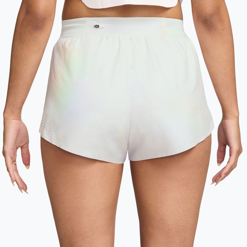Pantaloncini da running donna Nike AeroSwift Dri-Fit ADV Mid-Rise Brief Lined 3" off white/white/black 2