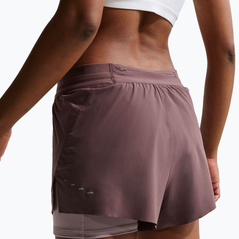 Short da running donna Nike Swift Mid-Rise 2in1 tattoo/light violet ore 5