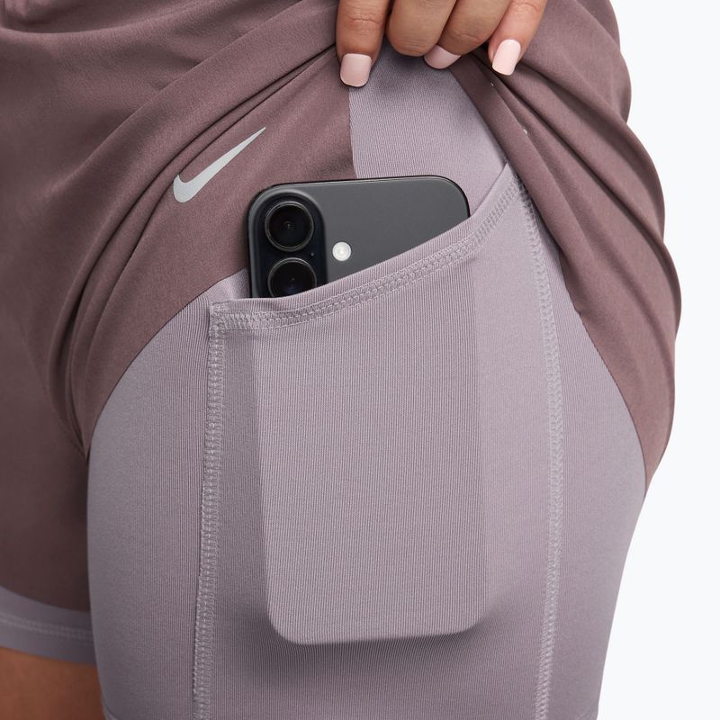 Short da running donna Nike Swift Mid-Rise 2in1 tattoo/light violet ore 8