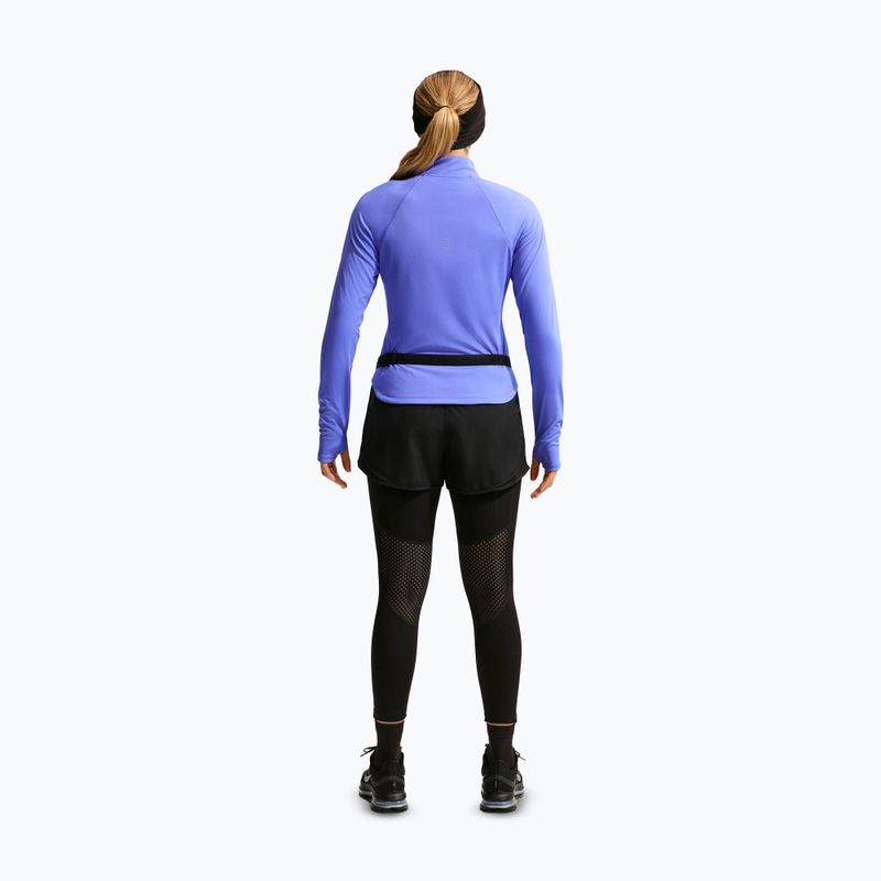 Felpa running donna Nike Tempo Dri-Fit 1/4 Zip sapphire 3