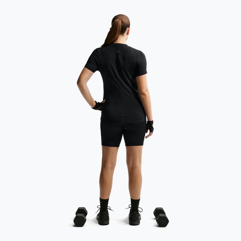 Pantaloncini da donna Nike One Maternity High-Waisted 8" black/white 3
