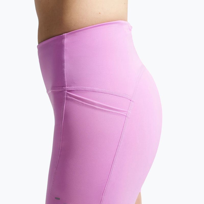 Pantaloncini da corsa da donna Nike Swift High-Waisted 4" light magenta 6