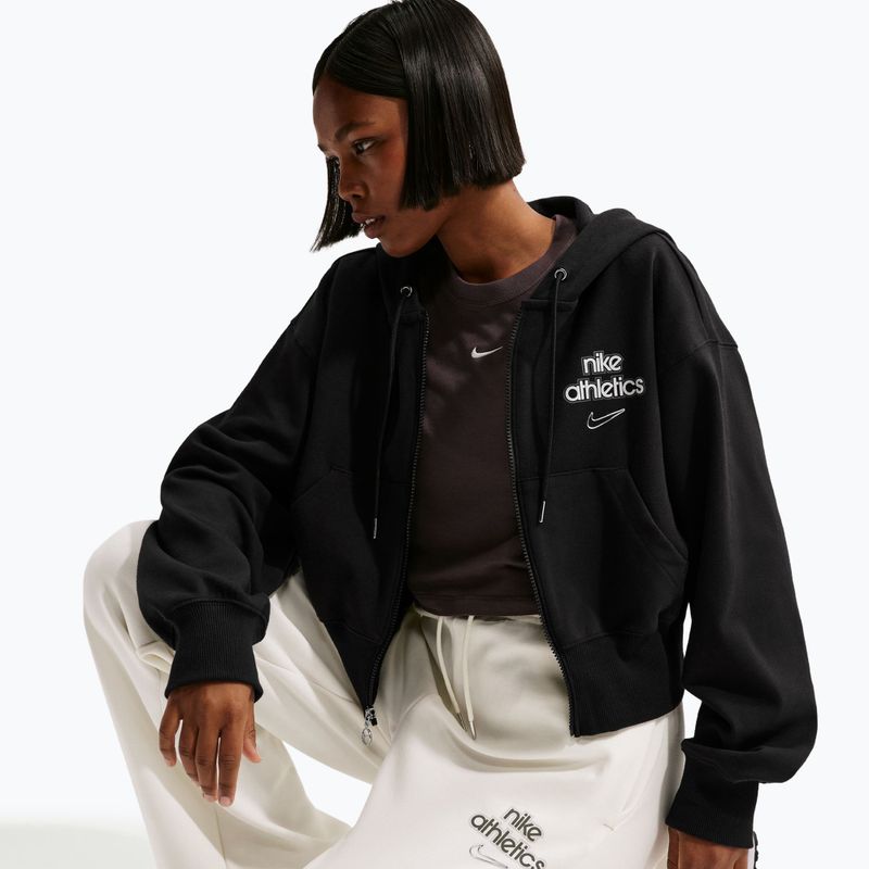 Felpa donna Nike Phoenix Full-Zip Hoodie black 5
