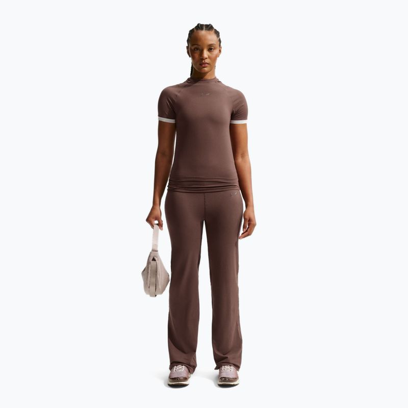 Pantaloni donna Nike Flared light chocolate 2