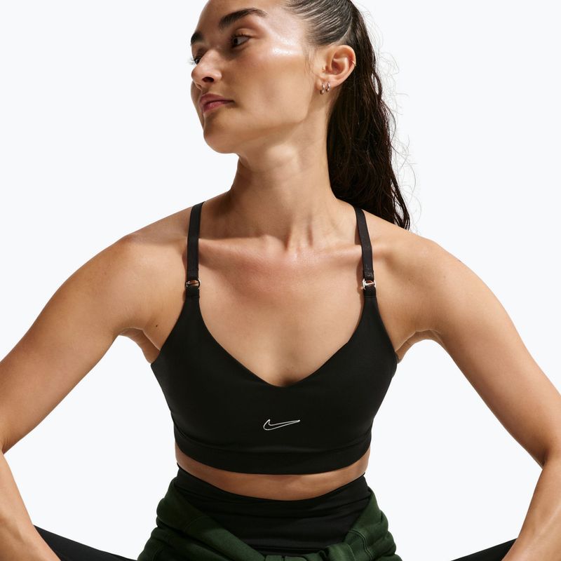 Reggiseno sportivo Nike Indy Padded Gloss black 6
