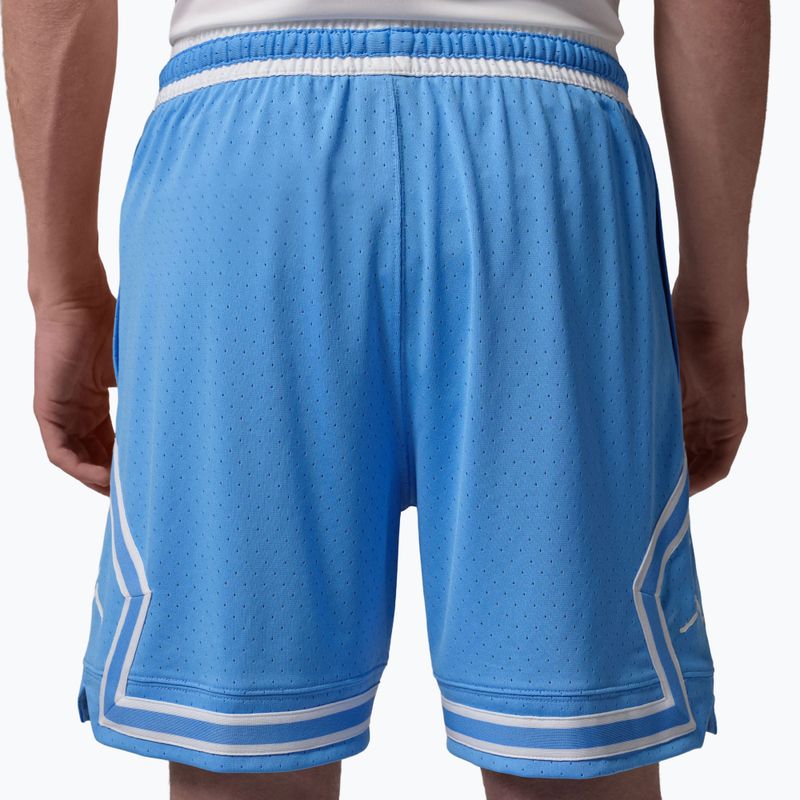 Pantaloncini da basket da uomo Jordan Mesh Diamond 4" university blue/white/white 3