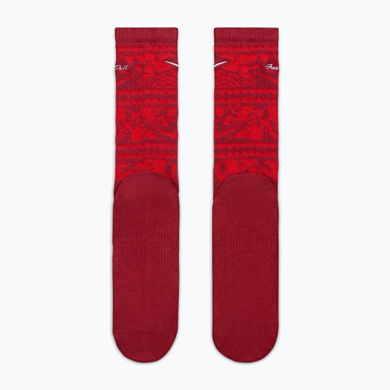 Calzini Nike Everyday Plus Cushioned Crew team crimson/metallic silver 3