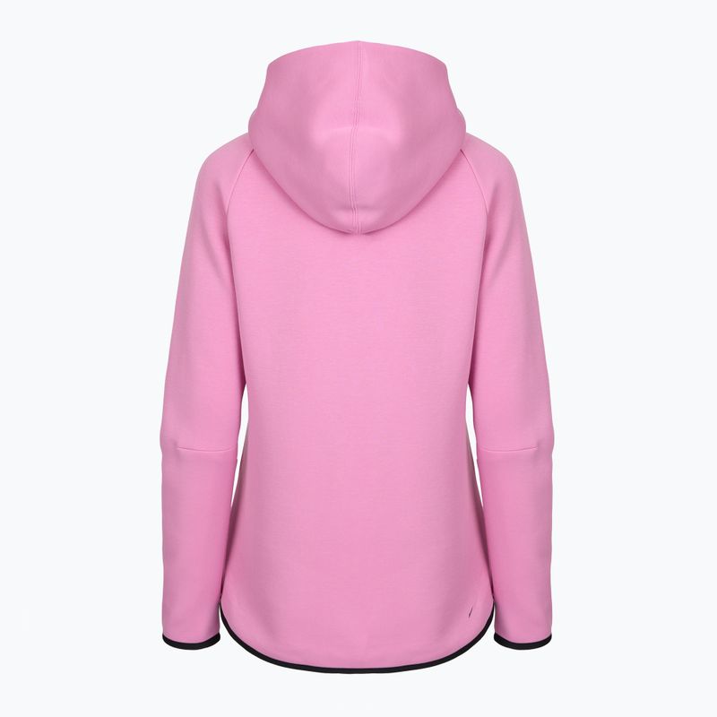 Felpa da donna Nike Sportswear Tech Fleece Windrunner light magenta/black 5