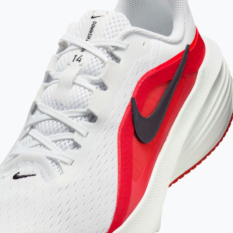Scarpe da running uomo Nike Downshifter 14 white/summit white/bright crimson/black 7