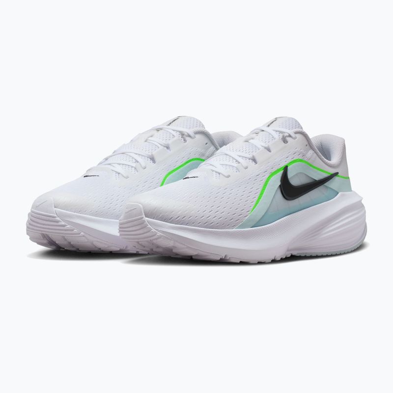 Scarpe running uomo Nike Downshifter 14 white/glacier blue/green strike/black 3
