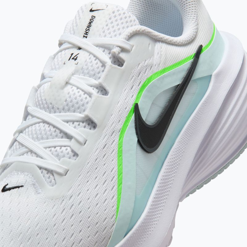 Scarpe running uomo Nike Downshifter 14 white/glacier blue/green strike/black 7