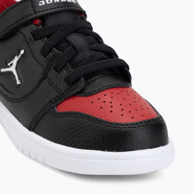 Scarpe da bambino Jordan Court Connect Low black/gym red/white 7