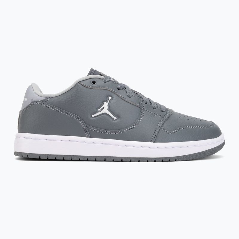 Scarpe da uomo Nike Jordan Access Court Low smoke grey/white/light smoke grey 2