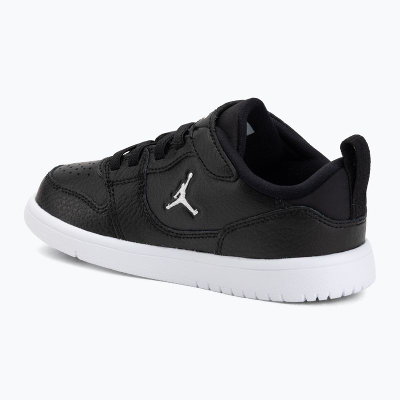 Scarpe da bambino Jordan Court Connect Low black/white 3