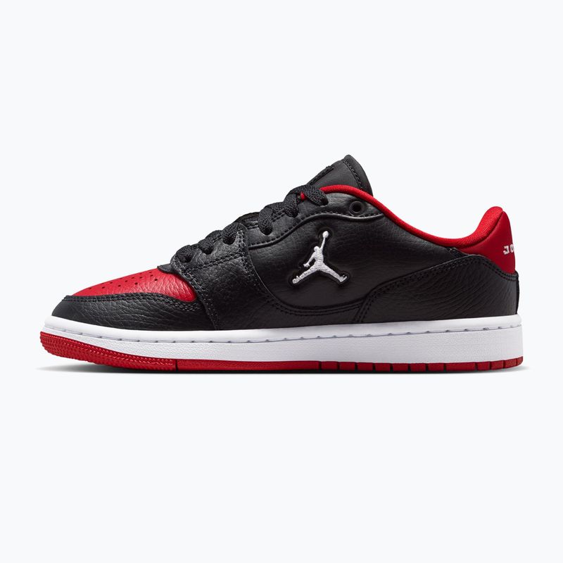 Scarpe per bambini Nike Jordan Court Connect Low black/gym red/white 2