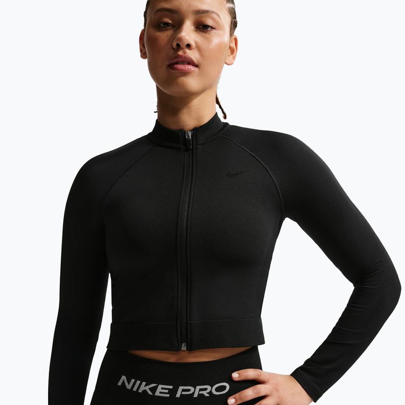 Felpa da allenamento donna Nike Pro Seamless black