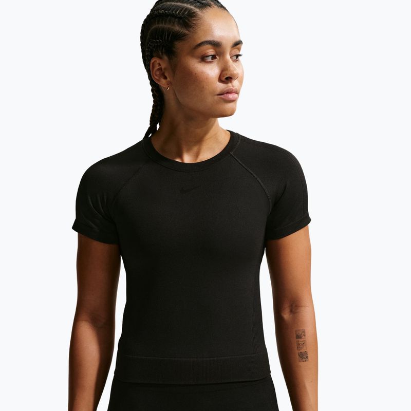 Maglietta da allenamento da donna Nike Pro Seamless Dri-Fit black