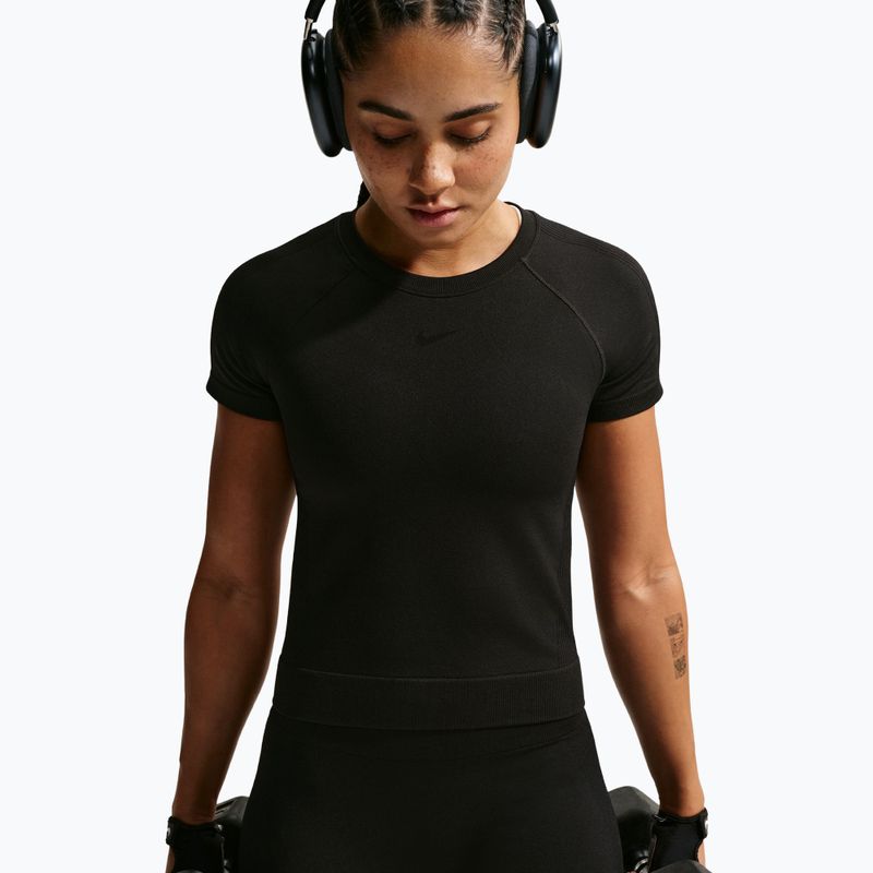 Maglietta da allenamento da donna Nike Pro Seamless Dri-Fit black 4