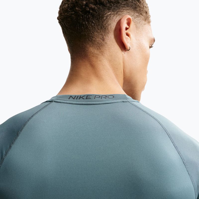 Maglietta da allenamento da uomo Nike Pro Dri-Fit Tight Fitness mineral slate/black 5