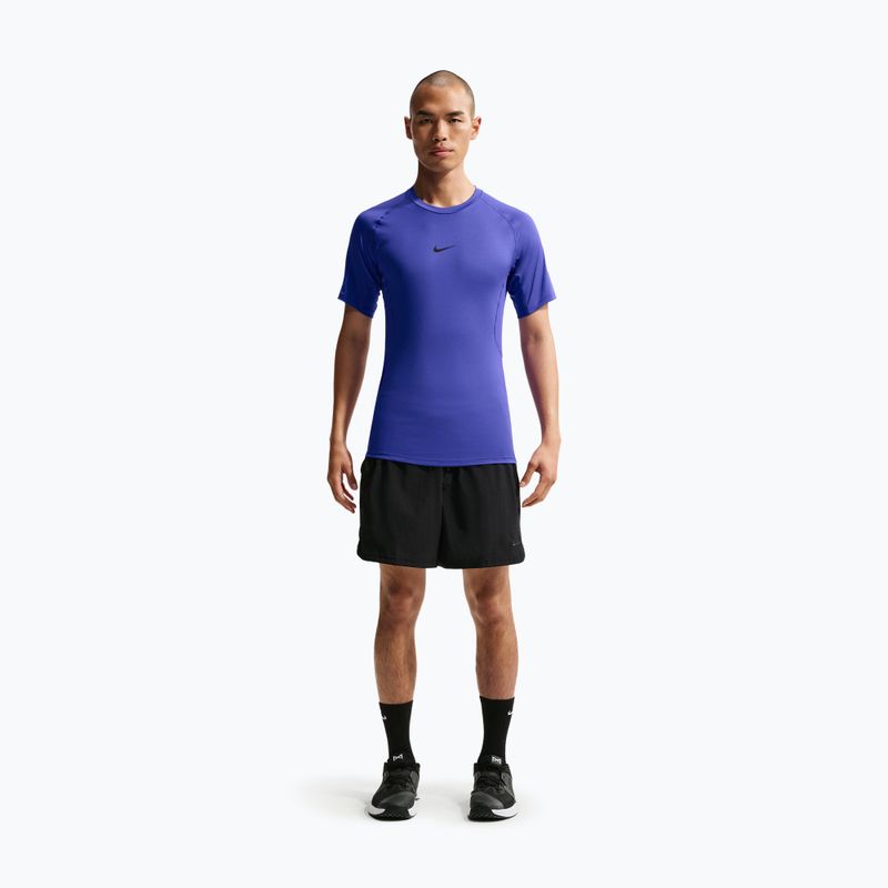 Maglietta da allenamento da uomo Nike Pro Dri-Fit Tight Fitness persian violet/black 2