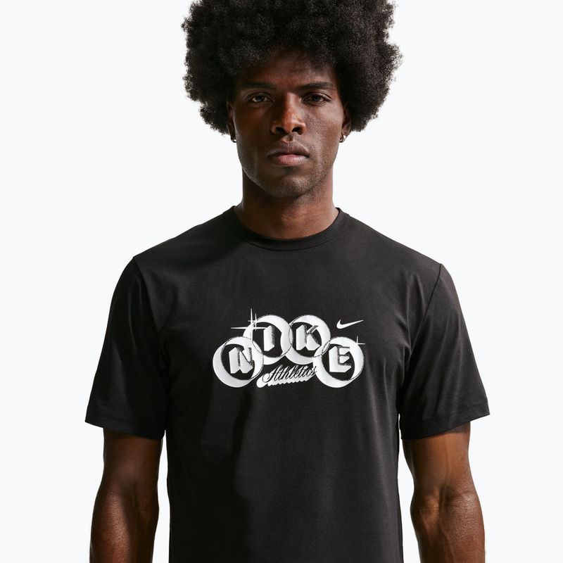 Maglietta da allenamento da uomo Nike Hyverse Dri-Fit Training black/white 4