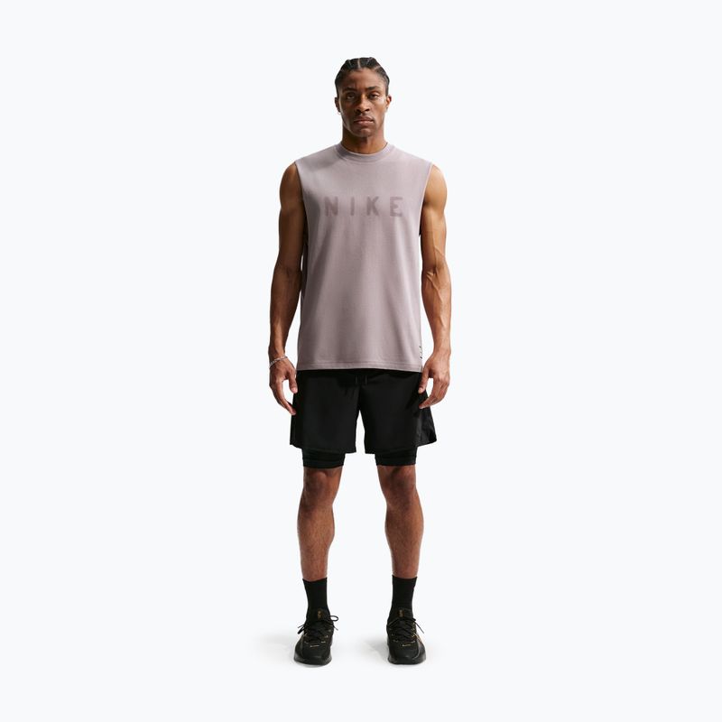 Maglietta da allenamento da uomo Nike Athletic Club Dri-Fit light violet ore/light violet ore 2