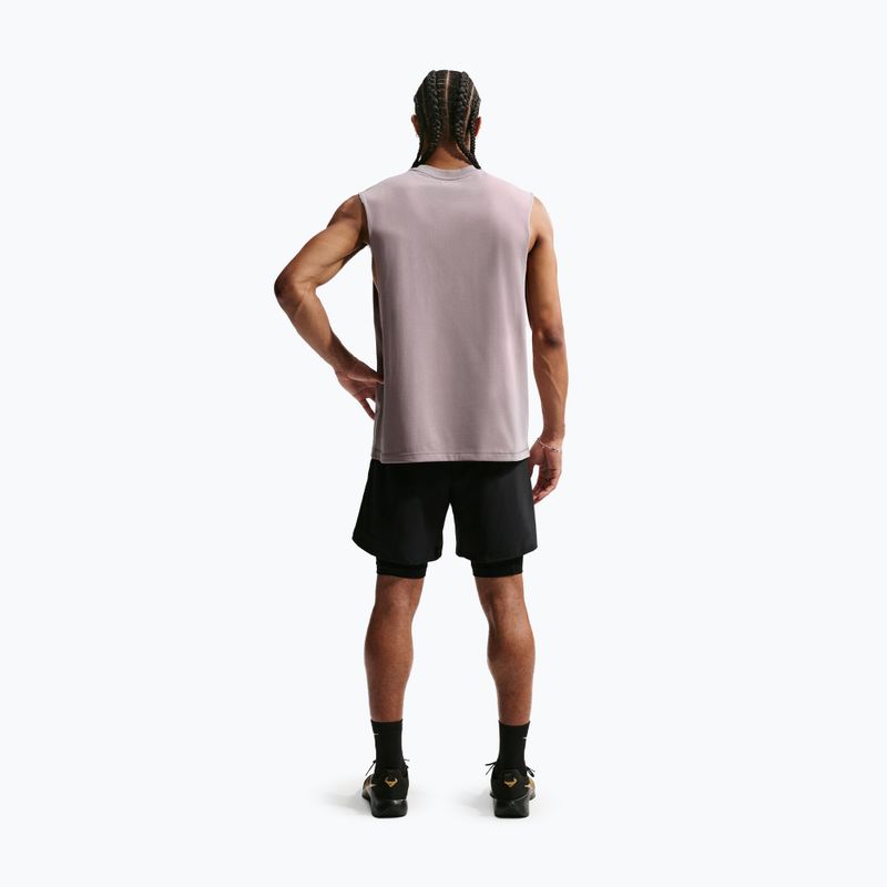 Maglietta da allenamento da uomo Nike Athletic Club Dri-Fit light violet ore/light violet ore 3