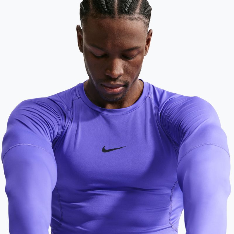 Maglia a maniche lunghe da allenamento da uomo Nike Pro Dri-Fit Tight Fitness persian violet/black 5